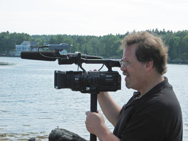 dave waldman behind video camera